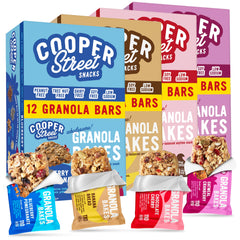 Cooper Street Granola Bakes blueberry-pomegranate bar highlighting real fruit flavor for on-the-go snacking