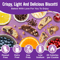Cooper Street Twice Baked Biscotti Chocolate, rich flavor ideal for dunking