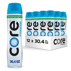Core Hydration bottle contoured for easy grip during workouts.