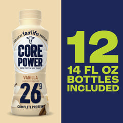 Core Power 12-pack box ready for stocking and on-the-go use