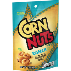 Corn Nuts Ranch flavored bag front highlights bold crunch for game night.
