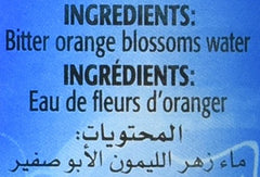 Cortas Orange Blossom Water being poured highlights aromatics for beverages.