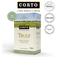 CORTO TRULY on-site mill scene highlights fresh, cold-extracted oil