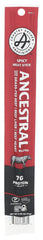 Country Archer Beef Stick Ancestral Spicy pack shot highlights premium ingredients for a bold snack