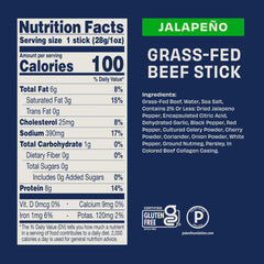 Country Archer grass-fed beef sticks, individually wrapped for convenient snacks.
