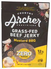 Country Archer mustard BBQ jerky pack showcases bold on-the-go protein