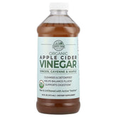 Country Farms Apple Cider Vinegar Tonic bottle showing ginger and cayenne for balanced hydration