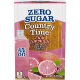 Country Time pink lemonade on-the-go packet for quick hydration.