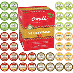 Cozy Up black tea pods for a bold afternoon pick-me-up.