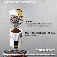 Cozy Up steaming cup after brew displaying a rich, smooth finish.