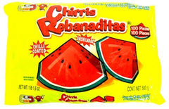CP Chirris Rebanaditas watermelon candy with a bright, spicy finish.