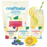 CraftMix Lemonade Blueberry packet ready to mix for a refreshing, low-sugar drink.