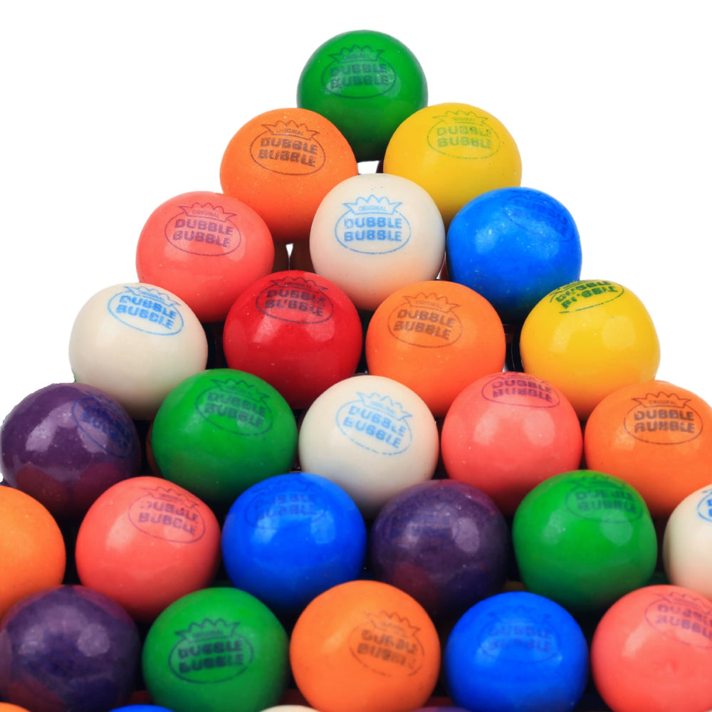 Crafty Confections bubble gum kids 1 inch ball in bright colors ideal for party favors.