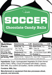 Crait Soccer Chocolates individually wrapped for easy sharing