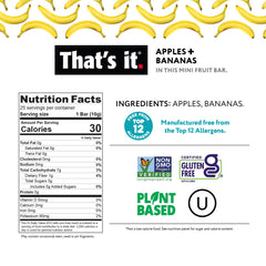 That’s it Cranberry-Banana close-up reveals chewy texture and real fruit flavor.