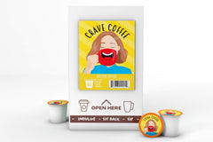 Crave Beverages butter toffee 40-count box ready for quick indulgence.