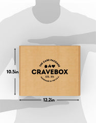 CRAVEBOX snacks variety selection ideal for parties or study breaks.
