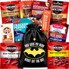 Cravekraft beef jerky variety pack gift bag display for occasions