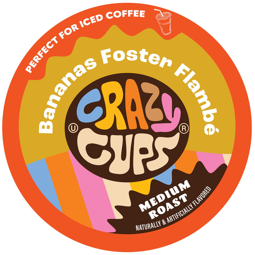Crazy Cups Bananas Foster Flambe pods deliver rich, dessert-inspired Keurig brews at home.