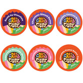 Crazy Cups decaf chocolate coffee pods in a box, ideal for Keurig machines.