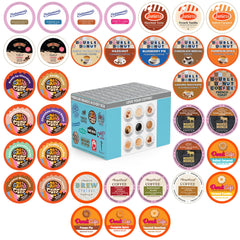 Crazy Cups flavored coffee pods variety pack showcases assorted flavors for versatile Keurig brewing