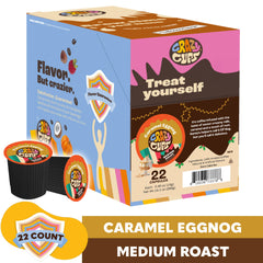 Crazy Cups holiday blend K-cups: rich medium roast for seasonal sipping.