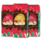 Crazy Cups Holiday Spice ground coffee 10oz bag with festive aroma for cozy mornings