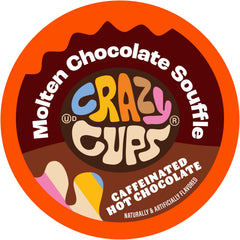 Crazy Cups keurig-compatible pod in a brewer for quick indulgence.