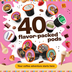 Crazy Cups Keurig-compatible pods fit most brewers for quick mornings