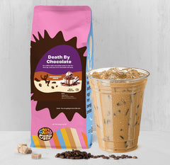 Crazy Cups Naturally Flavored No Allergens packaging communicates allergen-free coffee options.