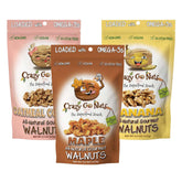 CrazyGoNuts sweet sampler maple walnuts for on-the-go snacking