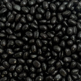 CRAZYOUTLET Black Licorice Jelly Beans 2lb bag for bulk snacking and display.
