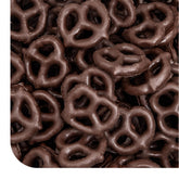 CRAZYOUTLET Chocolate Pretzels 5lb bag for sharing and office treats.