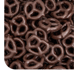 CRAZYOUTLET Chocolate Pretzels 5lb bag for sharing and office treats.