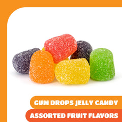 CrazyOutlet Gum Drops grape and lime flavors enhance holiday treats.