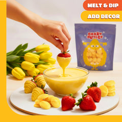 CRAZYOUTLET Merckens yellow-wafers-vanilla-melts offer reliable melt and clean coverage.