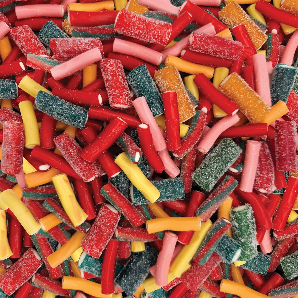 CRAZYOUTLET Pencil Bites gummy candy bulk pack with assorted fruit flavors