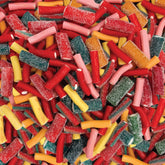 CRAZYOUTLET Pencil Bites gummy candy bulk pack with assorted fruit flavors
