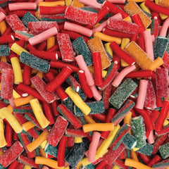 CRAZYOUTLET Pencil Bites gummy candy bulk pack with assorted fruit flavors
