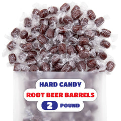 CRAZYOUTLET Root Beer Barrels creamy root beer flavor in a retro candy form.