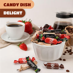 CrazyOutlet Taffy Candy Mix coffee chews delivering bold aroma for a coffee break treat.