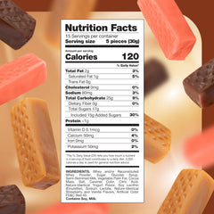CRAZYOUTLET Taffy Candy vanilla, strawberry, and chocolate trio; classic flavors
