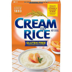 Cream of Rice close-up texture displaying smooth, creamy cereal