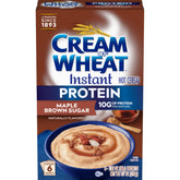 Cream of Wheat maple brown sugar packet ready for a quick, comforting breakfast.