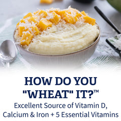 Cream of Wheat packaging front showing the product and servings.