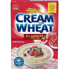 Cream of Wheat on the stove, ready in about 2.5 minutes.