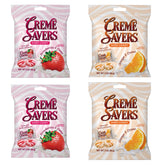 Crème Savers strawberry creme hard candy bag, ideal for a classic on-the-go treat