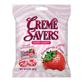 Crème Savers strawberry and creme candies in a 3oz bag ready to enjoy