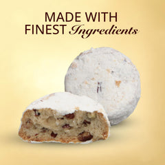 Cremelle Butter Pecan Meltaway Cookies packaging with individually wrapped cookies for freshness.