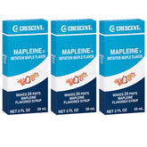 Crescent Mapleine maple flavoring bottle front label for pancakes and desserts